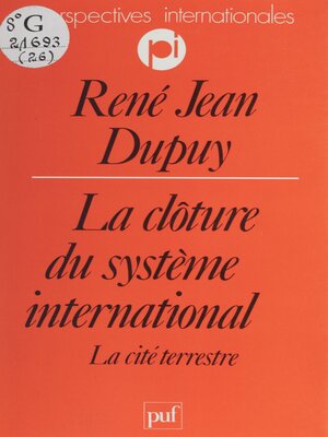 cover image of La Clôture du système international